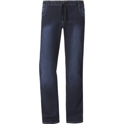 Charles Colby herren Jeans - 30 - donkerblauw - Plus Size