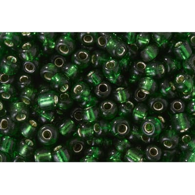 Rocailles "Silverline" - Groen