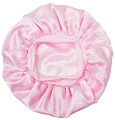 Roze Satijnen Slaapmuts - Slaap muts - Slaapmuts - Soft Bonnet - Satijn bonnet - Nachtmuts - Sleep cap - Slaapmuts - 1 stuk - CHPN
