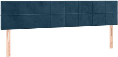 Hoofdborden Set - Bedonderdelen - Slaapkamer Decoratie - In hoogte verstelbaar - 160x5x78/88 cm - Donkerblauw