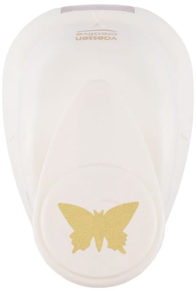 Vaessen Creative Pons - Figuurpons - Vlinder - 1 x 1,5 cm