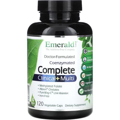 Emerald Laboratories, Co-enzymatisch Compleet Klinisch + Multi, 120 Plantaardige Capsules