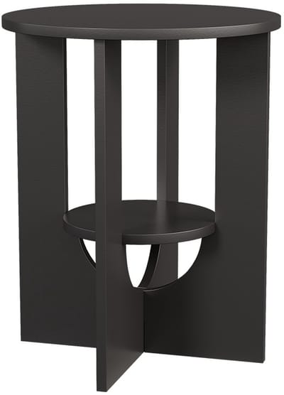 Vicco Vareo Salontafel – 40 x 40 cm Zwart