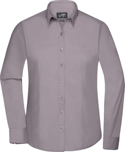 Daiber Blouse Dames Met Lange Mouwen (Staal Grijs) Maat XS