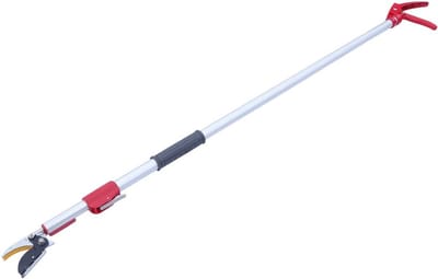 Telescopische Snoeischaar - Takkenknipper - Hoge Takken Snoeien - Verstelbare Steel - 1.2-2.2 Meter - Grijs