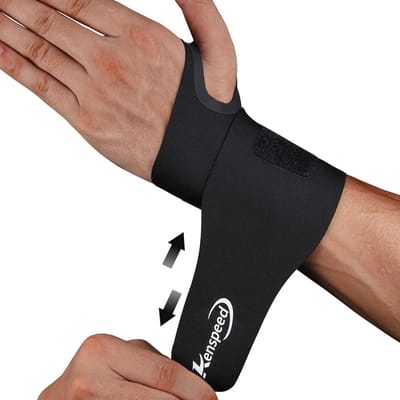 1 STKS Polssteun Carpaal Tunnel Polsband Lichtgewicht Polsbrace Comfortabel TFCC Scheur Pijnverlichting Voor Werk Links/Rechts Hand zwart