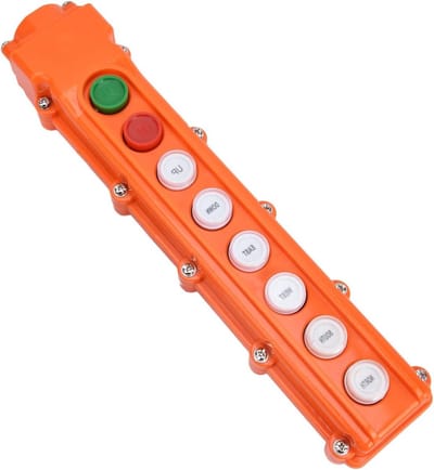 Rainproof Hoist Switch Controller voor Remote Control met Pushbox en 220V/500V Aansluiting - Ideaal voor Hijstoepassingen en Gebruiksgemak