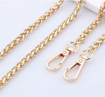 Tas Riem Chain - Goudkleur - 120cm - Tashengsel - Schouderriem - Losse Ketting Tas - Los Hengsel - Bag Chain - Purse Chain Strap - Tas accessories
