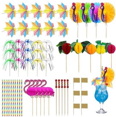 Solidchoice - Dailygoody - Cocktail Parasols - Herbruikbare Decoratie - Feestjes en Bruiloften - 150 Stuks - Party Accessoires - Perfect voor Elk Evenement - Multif