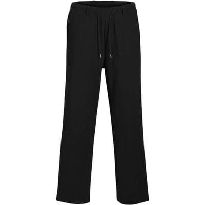 Jack And Jones Heren-joggingbroek met taps toelopende pijpen en een relaxte pasvorm (Zwart)