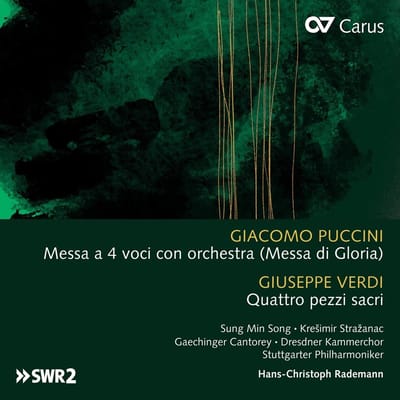 Dresdner Kammerchor, Stuttgarter Philharmoniker - Giacomo Puccini: Messa A 4 Voci Con Orchestra (Messa Di Gloria) | Giuseppe Verdi: Quattro Pezzi Sacri (2 CD)