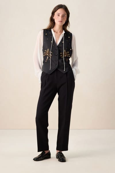 Sissy-Boy - Zwarte tapered leg broek
