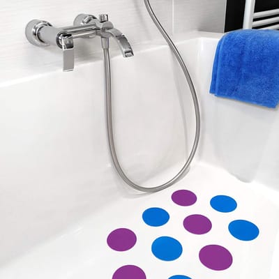 Unyqoos ® Veilige en Kleurrijke Antislipstickers voor Douche en Bad - Set van 10 Zelfklevende Stukken