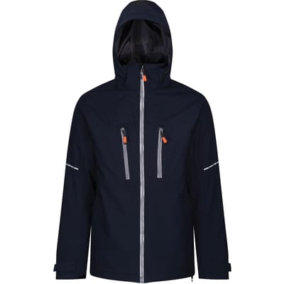 Regatta Heren X-Pro Marauder III Geïsoleerd Jasje (Marine/Grijs)