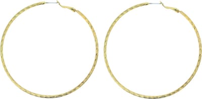Behave - Oorringen - Goudkleurig - 7 cm diameter