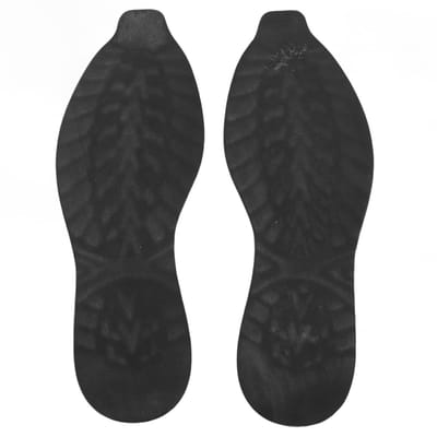 Allecto - Schoenzoolreparatie - Rubber - Snijbaar en Stroef - Zwart - Elasticiteit - Voor leren schoenen - Geschikt voor maat 41 tot 44