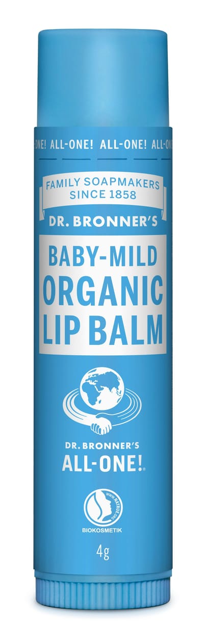 Dr Bronners - Lippenbalsem Citroen Limoen - 4 ml - Duurzaam - Lipverzorging - Lippenbalsem
