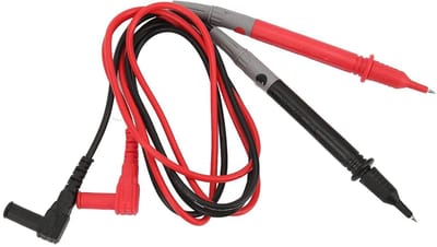 Multimeter Testkabels - Meetkabels Set - Elektrische Metingen - Duurzaam PVC Materiaal - 10 Stuks - Rood/Zwart