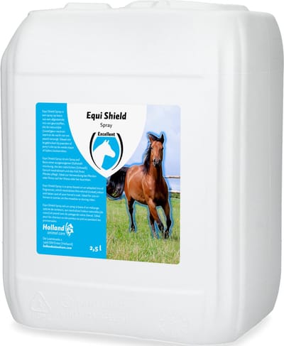 Excellent Equi Shield Spray Navulling - 2,5 Liter - Vachtverzorginsmiddel - Paarden - Neutraliseert de natuurlijke (zweet)geur en verzorgt de vacht