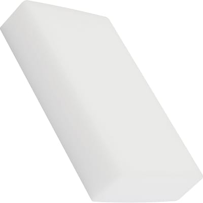 Dailygoods- Rubberen Spons 10 x 6 x 2 cm - Melamine - Flexibel - Onderhoudsgemak - Zachte Polijstvlakken - Geschikt voor Auto en Glas - Schoonmaakmiddel