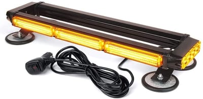 Dailygoody - 12 V LED lichtstrip - Stroboscooplicht - Waterdicht - Geel en wit - Noodwaarschuwingslicht - Geschikt voor vrachtwagen en auto