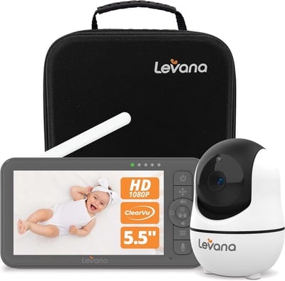 Babyfoon HD Camera met Monitor en Nachtzicht - Groot Bereik