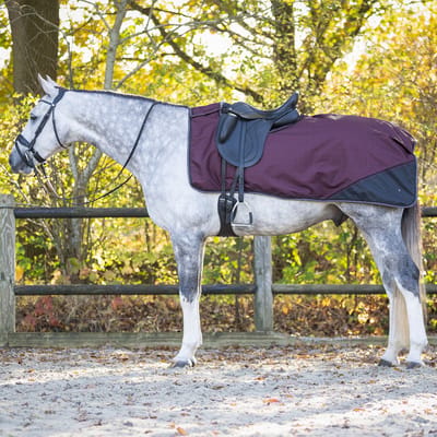 QHP UITRIJDEKEN 1200D TURNOUT COLLECTION WATERPROOF Rood