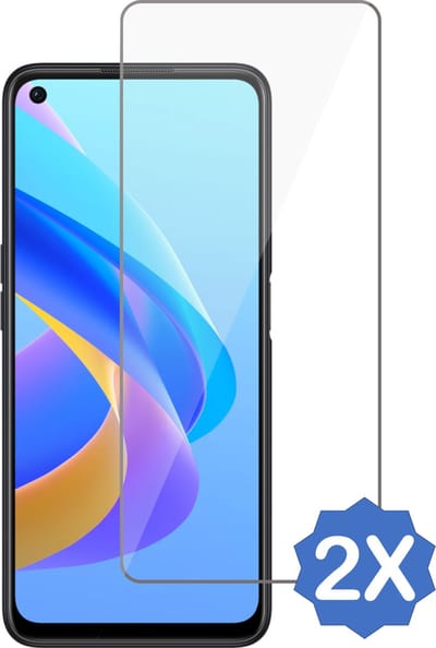 2x Geschikt voor Oppo A76 Screenprotector - Geschikt voor Oppo A76 Beschermglas Screen Protector 9H Glas