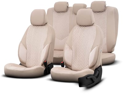 Autostoelhoezenset Advanced beige (complete set)