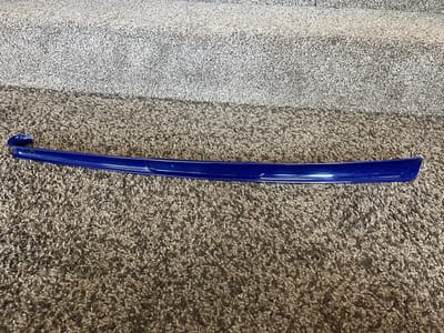 Schoenlepel 70cm lang stevig - schoenlepels - lange schoenlepel - shoehorn Blouw