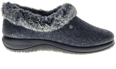 Fly Flot Pantoffel Antracite maat 37