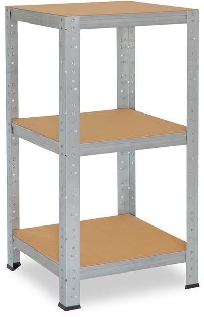 Shelfplaza HOME metalen stellingkast - 90x40x40 cm - verzinkt - 3 planken