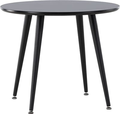 Plaza eetkamertafel voor kinderen Ø60 cm zwart.