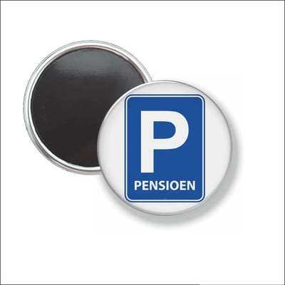 Button Met Magneet 58 MM - Pensioen - NIET VOOR KLEDING