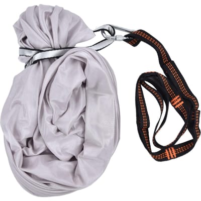 Hamac de Yoga Aérien 1 X 2.8m Sûr Respirant Soulage la Douleur Hamac Élastique pour Enfants pour le Yoga grise