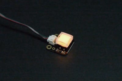 Gravity: LED-schakelaar vierkant - Geschikt voor Arduino en micro:bit DFR0789