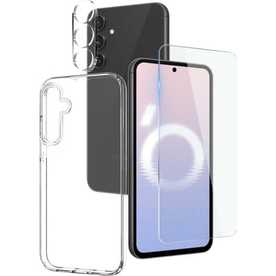 Northjo Samsung Galaxy S24 FE All-in-One Protection Pack Transparant