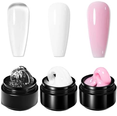 Born Pretty - Builder gel - 3x15 ml - HEMA-vrij - Buildergel - Builder gel nagels - Builder gel set - Builder gel gel nagels - Gelnagels - Gel nagels - Gel voor nagels - Hard gel - Polygel