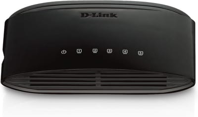5-Poorts Fast Ethernet Desktop Switch - Onbeheerd, Compact, Geschikt voor SoHo