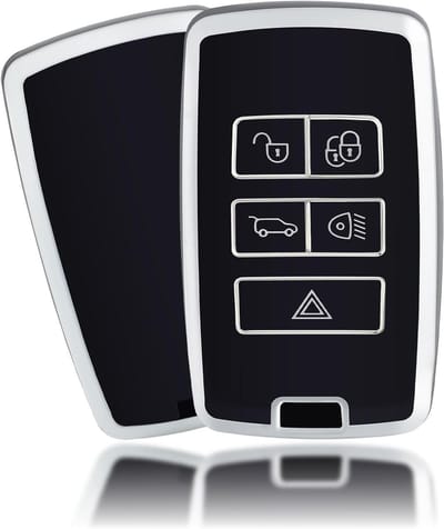 Auto Sleutel Cover en Bescherming, Sleutelhanger Hoes, Geschikt voor Land Rover en Jaguar Modellen