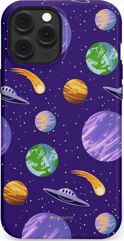 Casetastic Hoesje Geschikt voor Apple iPhone 12 Pro Max Magsafe - Stijlvolle Beschermende Duo-layer Case - Ufo verkeer