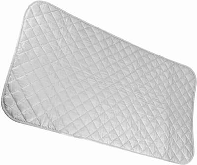 Magnetische Strijkmat - Strijkdeken Opvouwbaar - Kleding Strijken - Met Vier Magneten - 45 x 85 cm - Grijs
