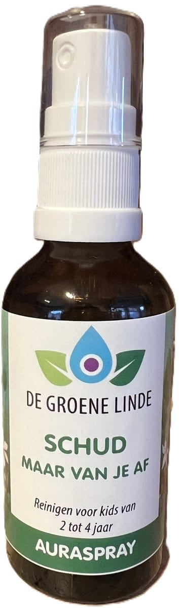 De groene linde - schud maar van je af - auraspray - 50ml - 100% natuurzuiver