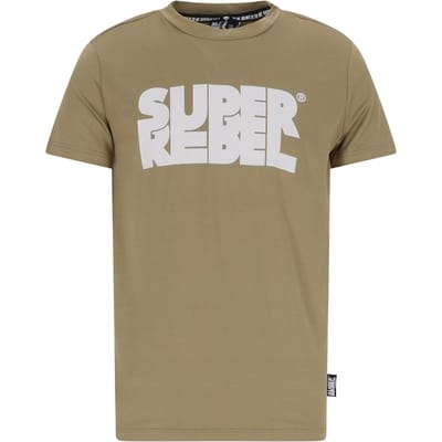 SuperRebel R601-6401 Jongens Zwemshirt Olive Branch Maat 16-176