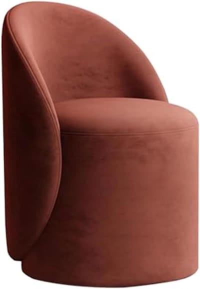 Kaptafelstoel - Make-up kruk - Comfortabel zitten - 360 graden draaibaar - 42x43x70cm - Wit