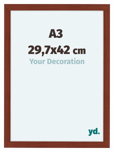 Your Decoration - Fotolijst A3 29,7x42 cm - MDF - Kersen - Como
