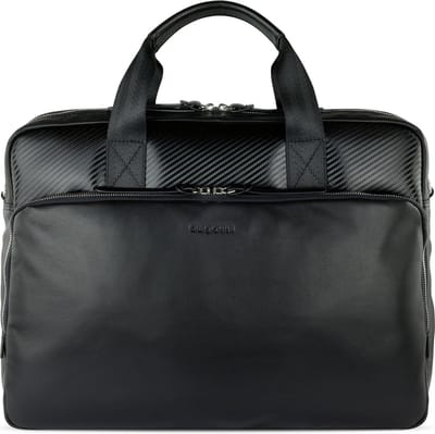 bugatti Afzonderlijke gevallen Laptoptas met laptopvak Comet Briefcase Black Zwart