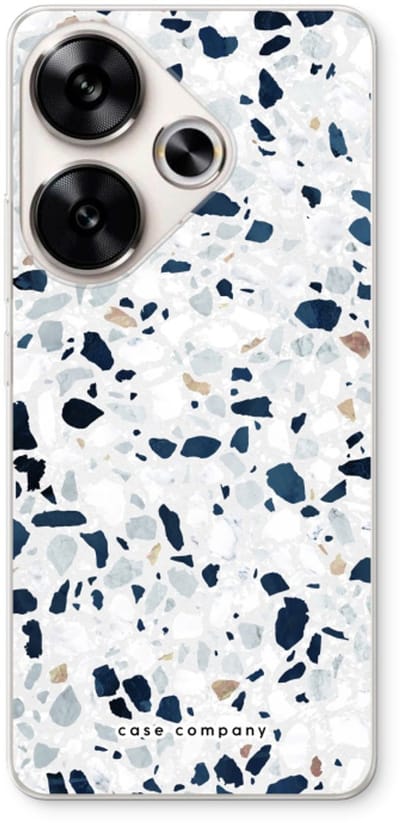 Case Company® - Hoesje geschikt voor Xiaomi Poco F6 hoesje - Terrazzo N°1 - Soft Cover Telefoonhoesje - Bescherming aan alle Kanten en Schermrand