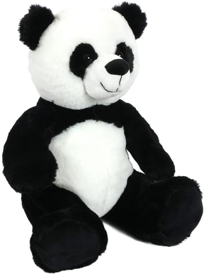 PIA Soft Toys - Pluche Knuffeldier Panda - 33 cm