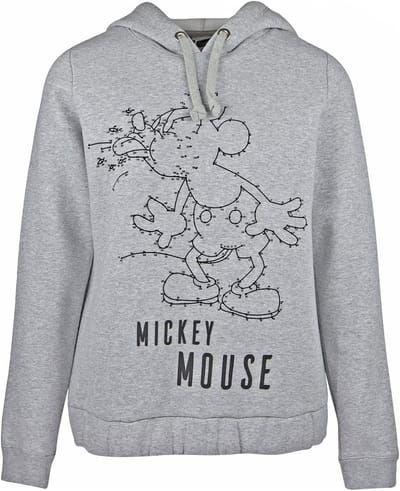 Princess goes Hollywood • grijze Mickey hoodie • maat S